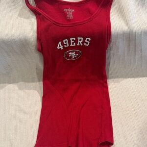 Reebok Red 49ers Sleeveless Top
